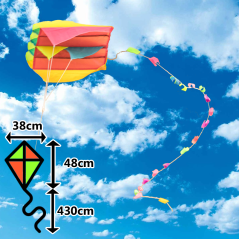 Šarkan 3D mini delta farebný vzdušný tunel Šarkan 3D mini delta farebný vzdušný tunel