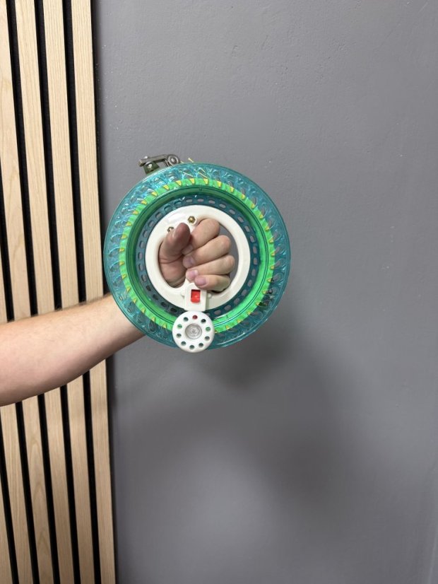 Kék 22cm csapágyas szélforgó dob