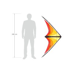 Akrobatický drak Breezo Blaze R2F 82x170cm