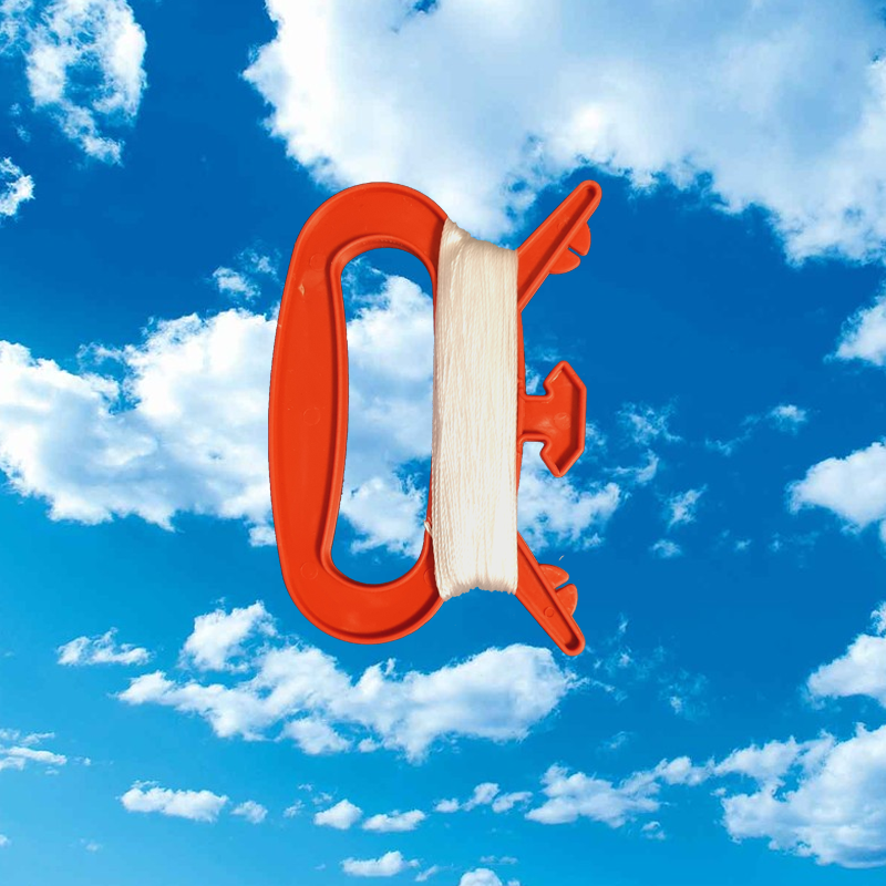 Čierny plastový navijak na šarkana 30 m Čierny plastový navijak na šarkana 30 m