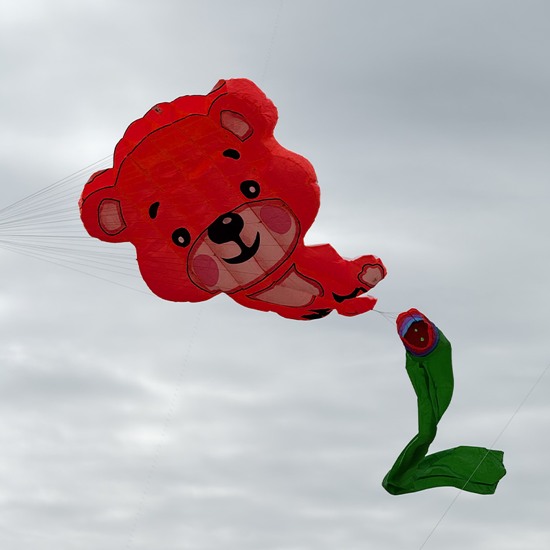 3D Šarkan Červený Macko