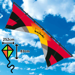 Négyzsinóros irányítható sárkány Verve Blaze (Quad line stunt kite)