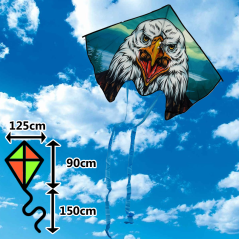 delta sárkány fekete-piros designben