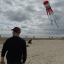 3D piros 8m polip delta sárkány