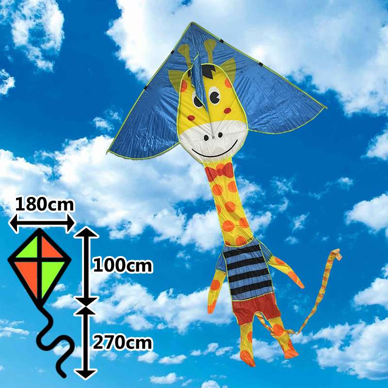 Kék zsiráf delta sárkány repülő
