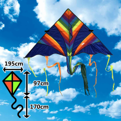 Delta sárkány élénk színekben Delta sárkány élénk színekben