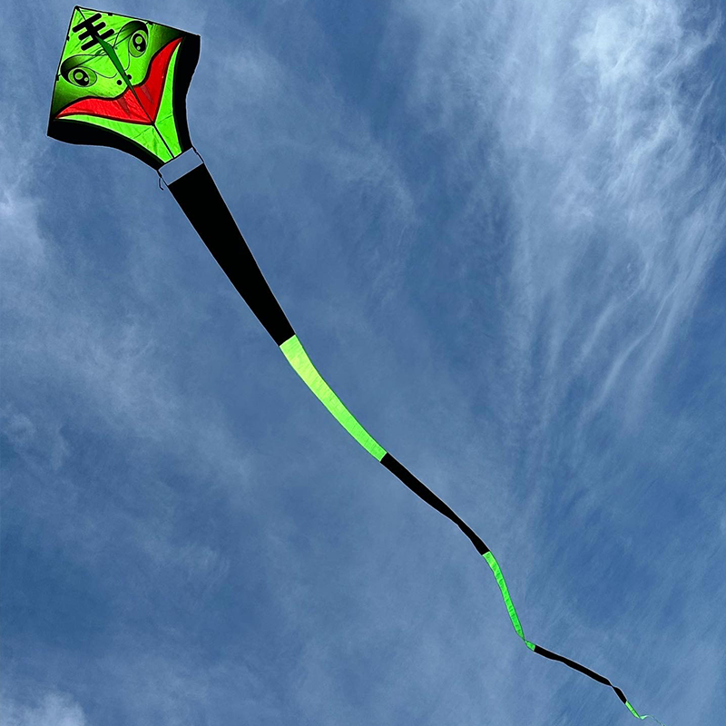 Šarkan delta Kobra černočervený 13m