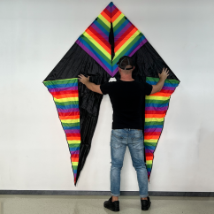 Šarkan delta super rogalo s dvojitým chvostom