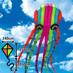 3D šarkan Chobotnica 23m