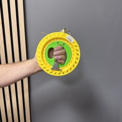 Sárga műanyag golyós navijak 18cm