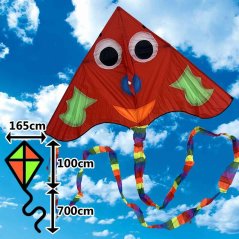 Šarkan červený delta s úsmevom Šarkan červený delta s úsmevom