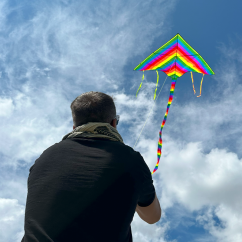 Šarkan diamantový dúhový veľký Šarkan diamantový dúhový veľký