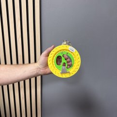 Sárga műanyag kite navijak fogantyúval