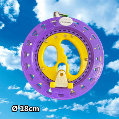 Ložiskový naviják 18 cm/100 m lanko