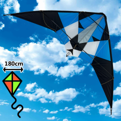 Dvoušňůrový sportovní drak - 180cm