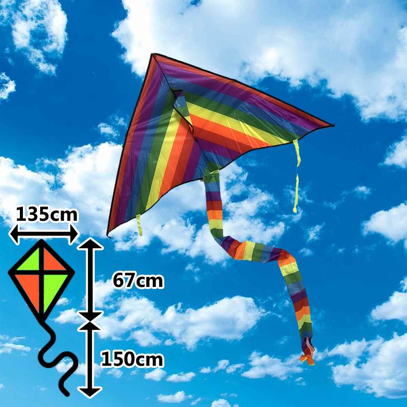 Šarkan dúhový tvar delta M