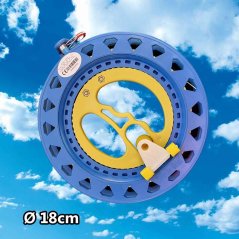 Kék golyóscsapágyas sárkánycsévélő 18cm Kék golyóscsapágyas sárkánycsévélő 18cm