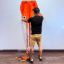 3D drak chobotnice oranžová