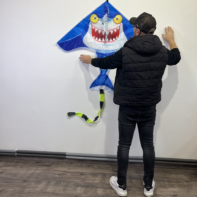 Kék cápa delta sárkány repülő