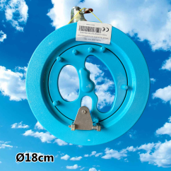Naviják ložiskový 18 cm/150 m – modrý