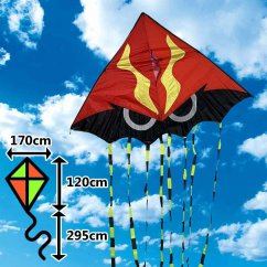 Piros polip delta sárkány hosszú farokkal Piros polip delta sárkány hosszú farokkal