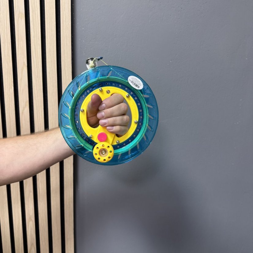 Kék fém gurtni navijó 20cm