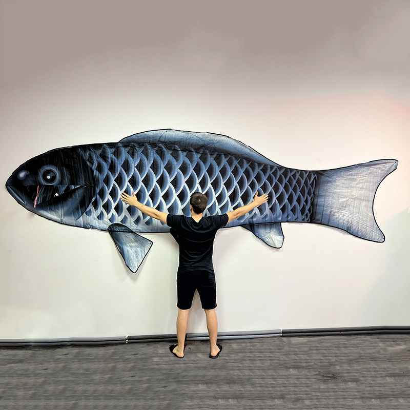 Drak Ryba černá 4m