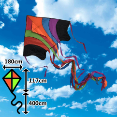 Šarkan delta XL farebné strapce