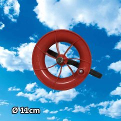 Fehér műanyag sárkánycsévélő 11cm Fehér műanyag sárkánycsévélő 11cm