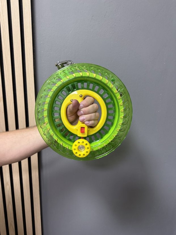Szürke csapágyas drótfeltekercselő 26cm
