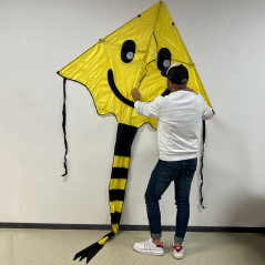 Šarkan diamant žlutý s usměvem Šarkan diamant žlutý s usměvem