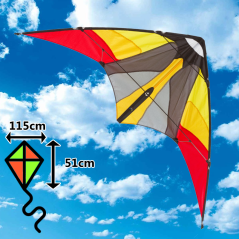 Akrobatický drak Cirrus Ruby 54x115cm Low wind
