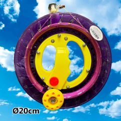 Gömbcsapágyas sárkányorsó lila 20cm Gömbcsapágyas sárkányorsó lila 20cm