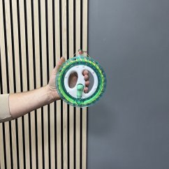 Ložiskový navijak 18cm/100m – tyrkysovo-zelený