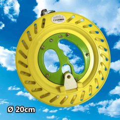 Csapágyas csörlő 20cm/100m zsinór
