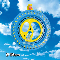 Biely guličkový navijak 16cm na šarkana