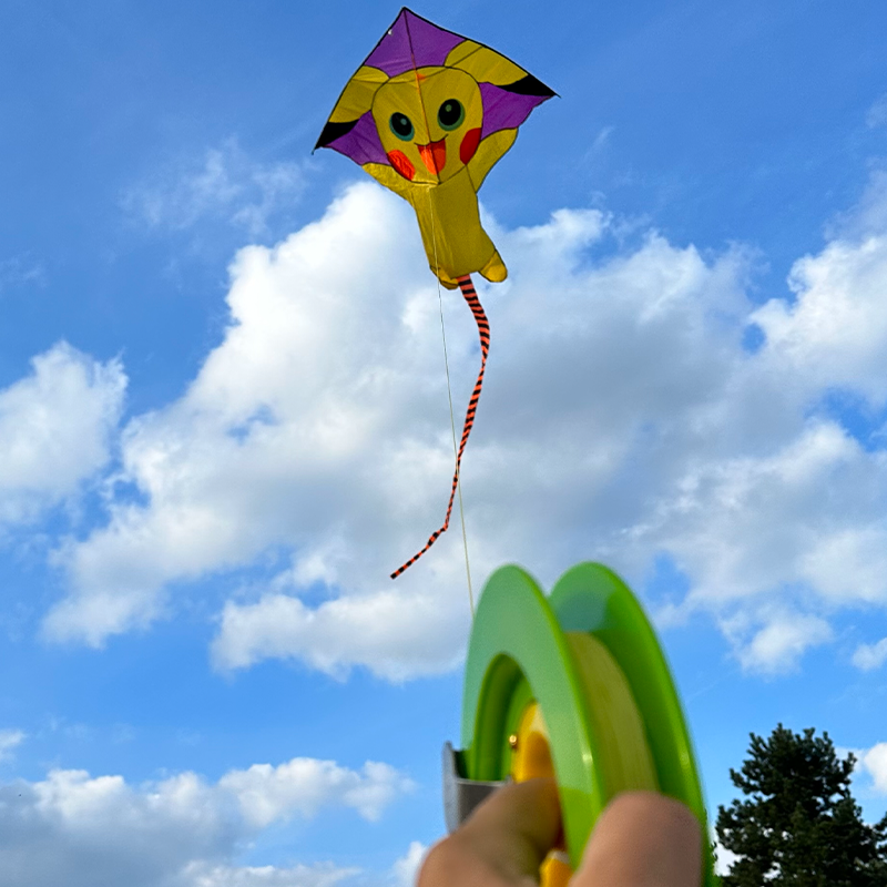 Šarkan Pikačák diamant červeno-žltý