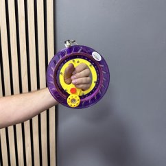 Lila golyóscsapágyos sárkányorsó 20cm Lila golyóscsapágyos sárkányorsó 20cm