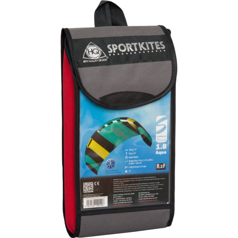 Akrobatikus sárkány Foil Kite Symphony Beach III 1.8 Aqua