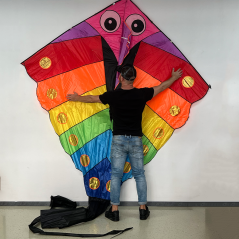 Šarkan kite delta veľký červený Šarkan kite delta veľký červený